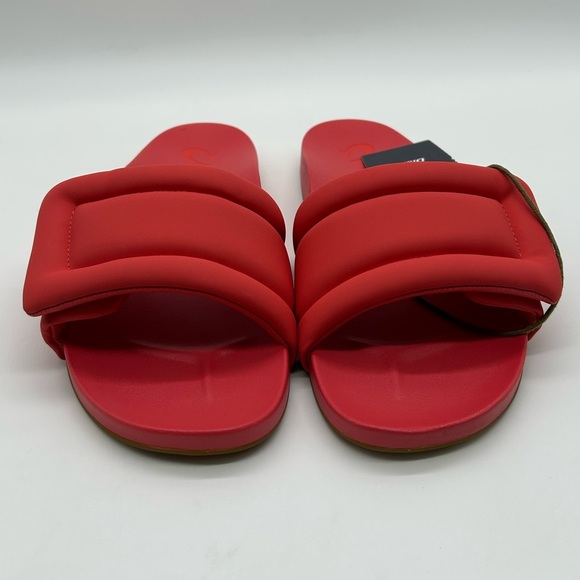 Olukai Sunbeam Slide Sandals Women’s Size 7 W Lehua Flower Red New With Tag - Picture 5 of 9